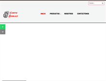 Tablet Screenshot of corteydoblez.com